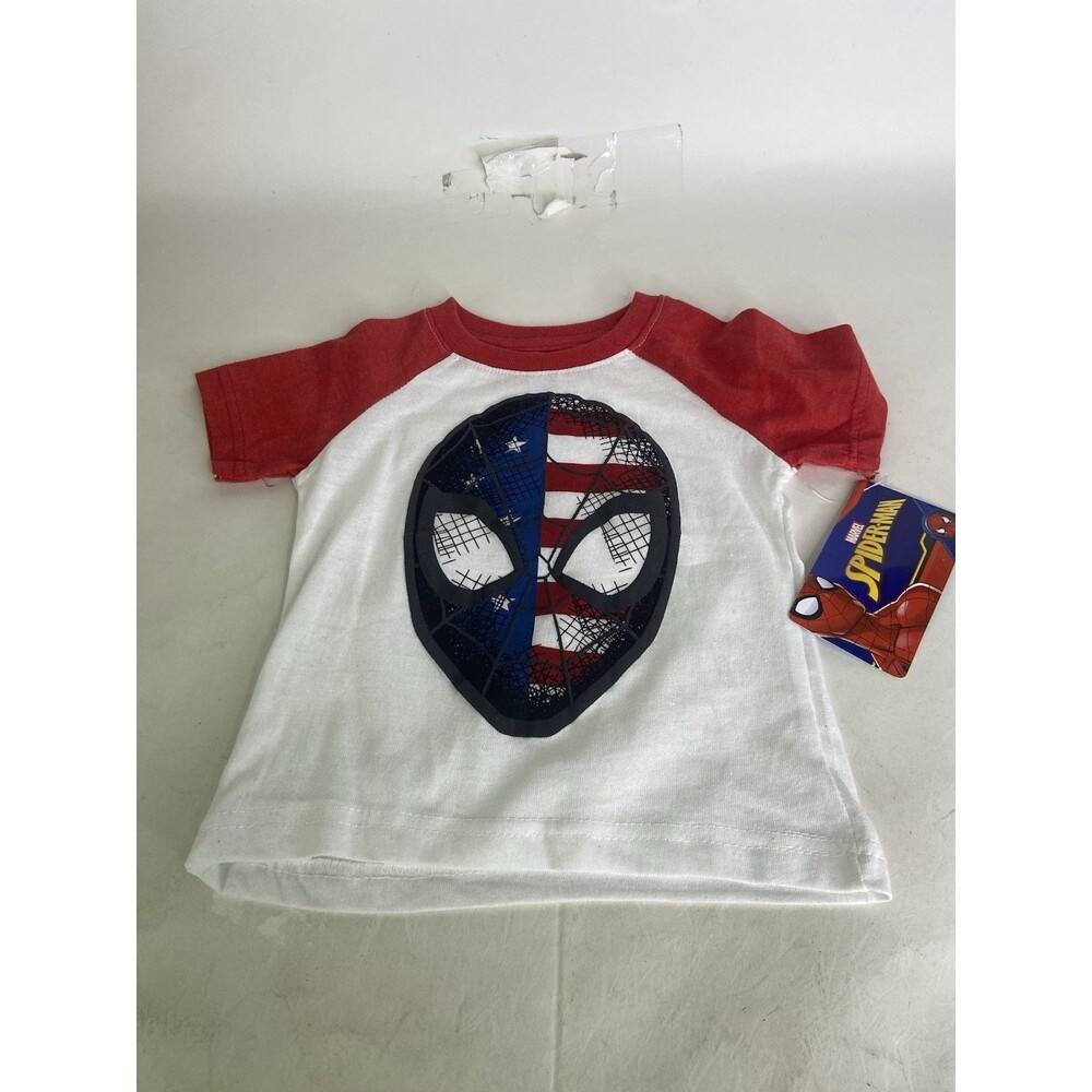 Marvel Spider-Man Hero Short Sleeve Tee T-Shirt Top Kids Boys Size 3T